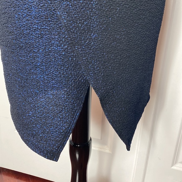 Sophie Rue blue navy sparkly skirt - Picture 8 of 12